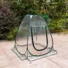 Tentes et abris automatiques à effet de serre plante fleur salle de culture tente extérieure PVC transparent pêche cour camping gazebo