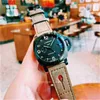 Lyxklockor för herrmekaniska armbandsur Panerrais Multifunktion Designer Watches High Quality Sapphire Stor diameter Watch GEGR