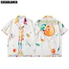 polo casa blanca mens t shirt Mens Short sleeved 24 New Summer Thin Shirt Set High Street Beach Trend