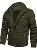 Vestes froides pour hommes Sweat-shirts de sport Heavy Down Light Manteau tricoté Trench-coats Hommes Sweat-shirt d'hiver Militaire Tactique Homme l8Cm #
