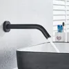Torneiras de pia do banheiro Vidric Black Chrome Touchless Sensor Bacia Torneira Handsfree Indutivo Plugue Elétrico Misturador de Água Fria Bateria Power