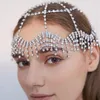 Pinces à cheveux en cristal pour coiffure, strass superposés pour chaîne de tête, bijoux de mariée élégants