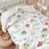 Blankets Big Size 3D Dot Muslin Cotton Thick Heart Print Soft Baby Blanket Spring Toddler Crib Quilt Child