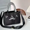 Дизайнерская женская сумка-тоут из соломенной ткани, рафия, пляжные сумки-клатчи Weekender с ручкой сверху