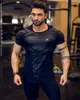 2023 New Gym Shirt Männer Compri T-Shirt Männer Shirts Skinny T-Shirt Männliche Turnhallen Lauf T-Shirt Fitn Sports Herren T-Shirts c7LG #