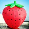 4m 13ft hög anpassad fruktmodell leksak uppblåsbar jordgubbor reklamballong med bastryck oxford till försäljning