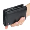 Wallets Brand Men PU Leather Short Wallet With Zipper Coin Pocket Vintage Big Capacity Male Money Purse Card Holder298x