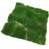 الزهور الزخرفية الاصطناعية محاكاة موس موسسس ملحقات العشب بلاستيك المحاكاة الخضراء العشب الأخضر