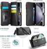 علبة الهاتف لـ Samsung Galaxy Z Fold 5g Zipper Wallet Wover with S Pen and Leather Flip Rfid Cording Card Card Accessories Zfold5 Z5 G Fold5 5Z