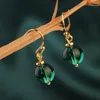 Boucles d'oreilles pendantes en pierre naturelle Simple, petit cadeau d'anniversaire Unique et délicat, bijoux Vintage pour femmes