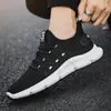 Casual Shoes Spring och Autumn Nice Men's Fashion Breatble Flying Woven Running Sneakers Mens Designer