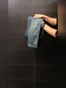 Männer Jeans Designer Marke Frühling Neue Einfache Elastische Gerade Bein Casual Hosen 2024 Mode Vielseitig Europäischen Kleine Fuß 8578 PS68