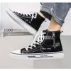 Casual Shoes Men High Top Breathable Canvas Student Board Comfortable Sneakers Fashion Man