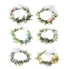 Haarspangen Y166 Blumen-Stirnbänder für Frauen, Braut, für Hochzeit, Party, Versorgung, Blumengirlanden, Kranz