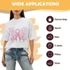 Pencere Çıkartmaları Glitter Bubble Isı Transferi 3D-Bubble HTV 7 SAFA T-shirt giysileri için 30x25cm