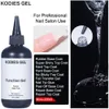 KODIES GEL Vernis à ongles gel grand volume Couche de base en caoutchouc Couche de finition Semi-permanente UV Primer Colle Recharge 200ML Nail Art Salon Supply 240321