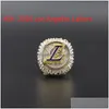 Solitaire Ring James Lakers Basketball Team Champions Championship med trälåda souvenir män kvinnor pojke fan brithday gåva 2022 2023 dho9j