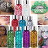 Festival Body Glitter Gel Gezicht Oog Oogschaduw Holografisch Cosmetisch Laserpoeder y Nagels Haarspeld Make-up 240321