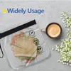 Torby do przechowywania 2PCS Toalet toaletowe Wakacyjne Podstawy dla kobiet Przezroczystość Przezroczystość nieszczelna Make Up Podróż zużycie wodoodporne przenośne