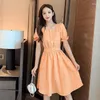 Sukienki imprezowe Summer Summer A- Line Dress Woman Vestido de Mujer Femme Robe