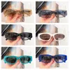 Retro cat eye designer sunglasses classic letter printed beach sun shading sunglass black blue green versatile glasses