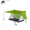 Tents and Shelters 3F UL GEAR Ultralight Camping Tent 20D Nylon Both Sides Silicon shelter tarp 2 Person 3 Season24327