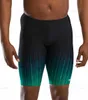 Mäns badkläder 2024 Mens Pro Swim Jammers Swimsuit Short Lycra Swimming Trunks Athletic Training Badkläder UV Protection Sport Surf Pantalones 24327