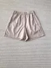 Damskie szorty kobiety frezowanie frezującej elastyczna talia lato proste swobodne krótkie spodnie z kieszeniami