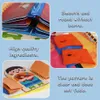 Nuevo Tablero de actividades Montessori de madera para niños pequeños, aprendizaje a vestir, juguete de habilidades de vida básica, juguetes de desarrollo para bebés