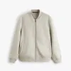 Enkel Fi Stand Collar Men Jacka Casual Fit High Quality Imitati Suede Bomber Jackets Solid Color Luxury Coat Top P6pm#