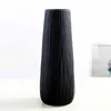 Vases Moderne Céramique Blanc/Noir Vase De Table Décoration Européenne Noir Mode Pot De Fleurs Cadeau Créatif