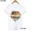 Kadın T-Shirt Sevimli Melek Bebek Kore Tişörtleri T-Shirts Giyim Kadınlar Büyük Boyu Fiorucci Mektup Baskı Eğlenceli Haruku O-Neck Gevşek Üstler Dr OTKP9