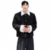 Luzhen 2024 New Fi Detachable Shirt Jacket Men's Niche Design Fake Twe Piece Trendy Male Elegant Korean Fleece Coat 59B734 W8LC＃