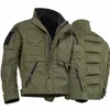 tactical Military Jacket Mens Casual Multi Pocket Scratch-resistant Cargo Jackets Male Outdoor Hunting Combat Army Police Coats 82qI#