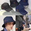 mui mui Cowboy fisherman hat display face small spring and summer everything casual face covering embroidery hat bucket basin mui mui hat unisex a2