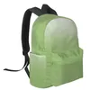 Backpack Green White Gradient Women Man Backpacks Waterproof Travel School For Student Boys Girls Laptop Book Pack Mochilas