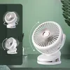 Figurine decorative MINI USB Desktop Piccolo ventilatore Studente Ricarica Comoda luce notturna a fiocco di neve Palmare all'aperto