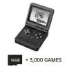 Portable Game Players Powkiddy V90 3.0 Inch IPS Retro Flip Handheld Game Console 64G 15 000Games Portable Pocket Mini Video Game Player Kids Gifts New