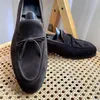 Casual Shoes 2024 Spring/Summer Cowhide Handmade Vintage Tassel British Leather One Step Sailing