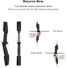 Bow Arrow 20-40lbs Archery 57 Takedown Recurve Bow For Hunting Recurve Bow and Arrow Set Left Right Hand Black Hunting Bow yq240327