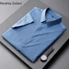 high Quality Summer Busin Dr Shirt For Men Solid Color Short Sleeve Crease-resistant N-iring Korean Luxury Clothing U6ja#
