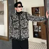Syuhgfa Fi Woolen Jackets Autumn Winter Men's Clothing Trend Nisch Design Woven Collar Korean Casual Coat Tide New J1il#