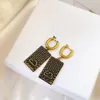 Frau Luxus Brief BB Ohrstecker Designer Marke Gold Earing Modeschmuck Metall Kristall Ohrring cjeweler Für Frauen Geschenk ohrringe 81