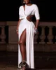 Sexy vestido de férias branco camisola ins picante estilo menina intrigante sexy vestido de férias à beira-mar 677885
