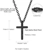 Pendant Necklaces Gift Unisex Cross Stainless Steel Strap With 50cm Rolo Chain Men Women Personality Jewelry CP482