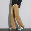 Hommes streetwear mode décontracté lâche pantalon large Y2K streetwear pantalon corée critiques beaucoup de vêtements pantalons pour hommes M-4XL 240318