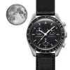 Bioceramic Planet Moon Quarz Watch Mission to Moonshine Gold Mercury 42mm Funzioni Full Funzioni MENS Coppia Nome congiunta Nome da polso Nuovo