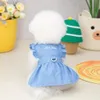 Tutu de princesse d'été élégant pour petits chiens - Tenue chic pour mariage pour animaux de compagnie