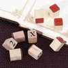 Aufbewahrungsflaschen Alphabet Stempel Set Gummi Vintage Holz A-Z Buchstabenstempel zum Basteln Buchstaben DIY Karten