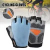 Gants de cyclisme demi-doigt antidérapants, respirants pour hommes, confortables, Absorption de la sueur, à la mode, été et plein air, hiver